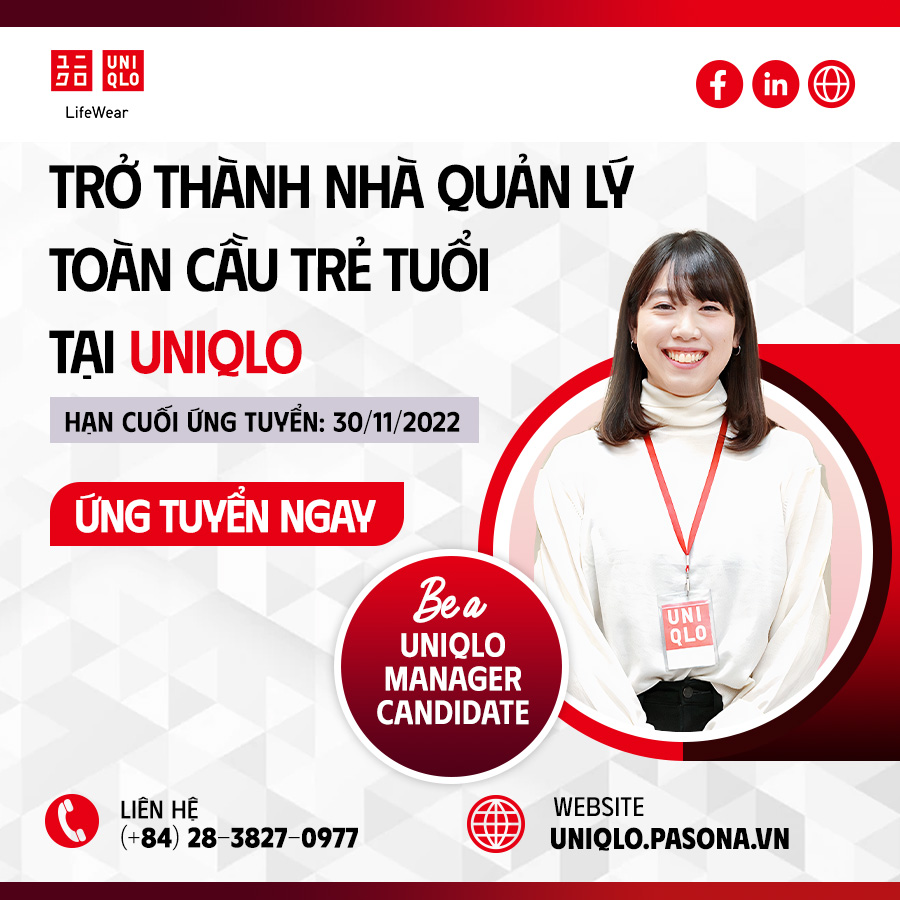 Cập nhật hơn 81 về uniqlo vietnam tuyen dung mới nhất